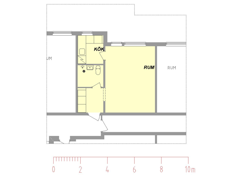 1 rum och kök, Grusåsen — 4 420 kr/mån — bild 4