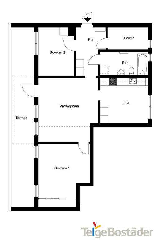 3 rum och kök, Fornhöjden — 13 456 kr/mån — bild 3